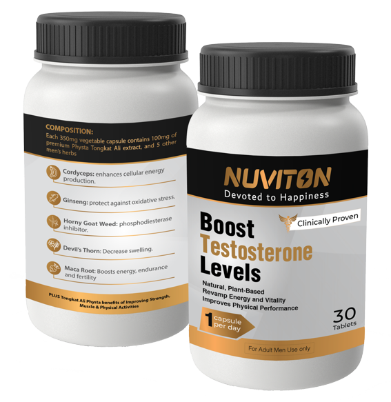 Penyelesaian Nuviton meningkatkan testosteron.