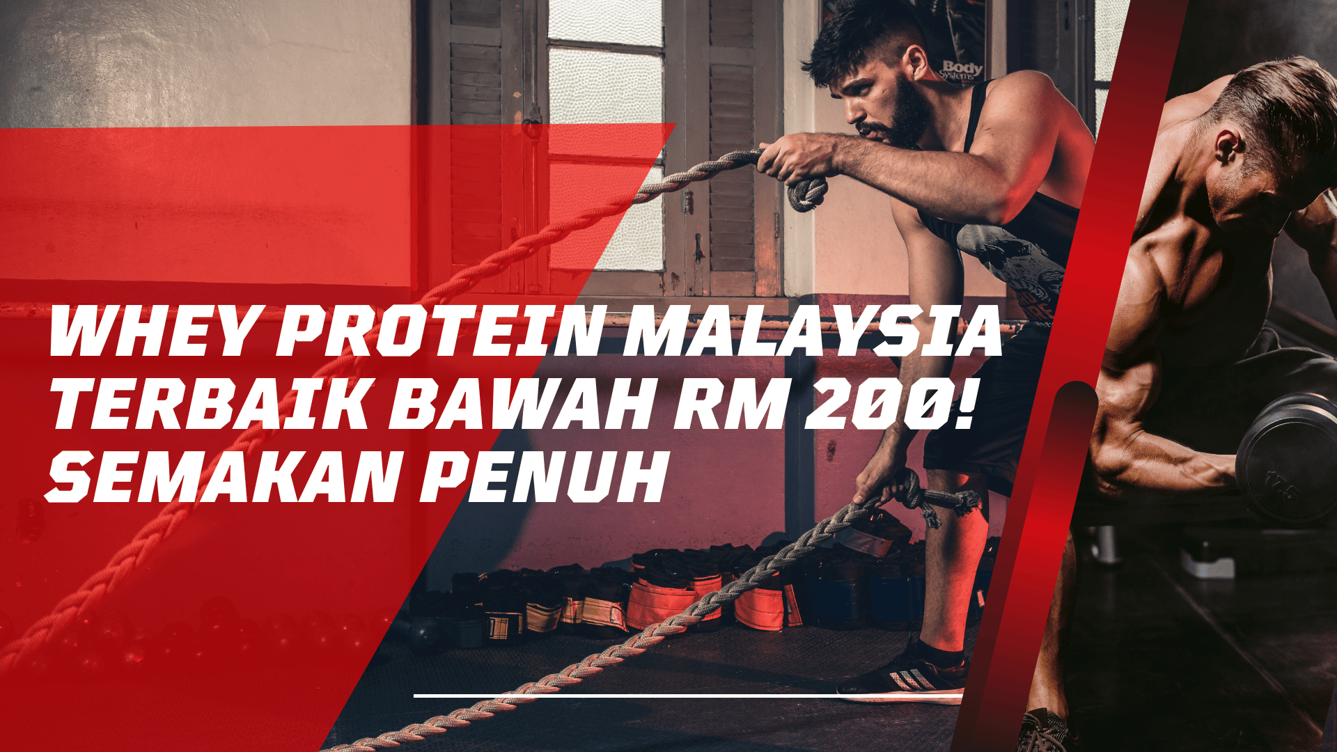 Whey Protein Malaysia Terbaik Bawah RM 200! Semakan Penuh