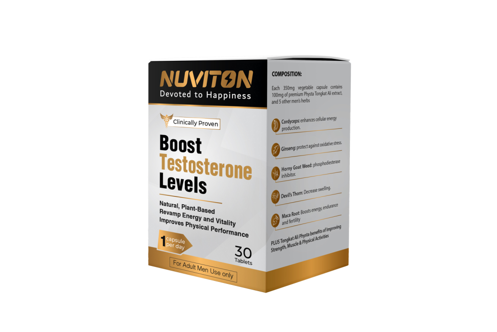 NUVITON™ ialah penggalak testosteron terkuat dan diperbuat daripada alam semula jadi.